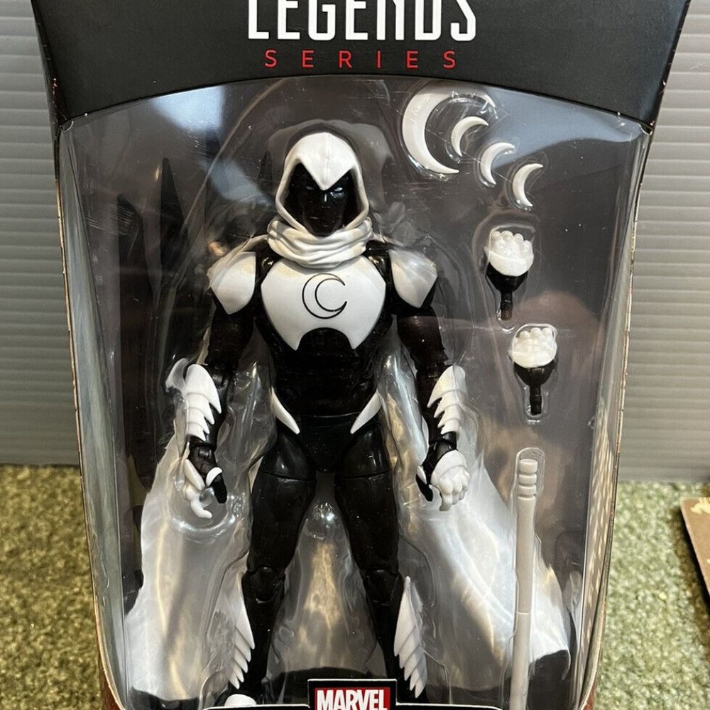 2016 Marvel Legends Spider-Man Moon Knight Action Figure 10” Box Misb Sealed Mib